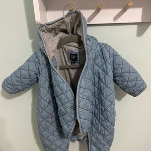 Quilted gap onesie